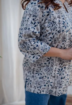 Iman Kalamkari Cotton Top