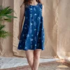 Inam Dabu Slub Cotton Dress