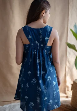 Inam Dabu Slub Cotton Dress