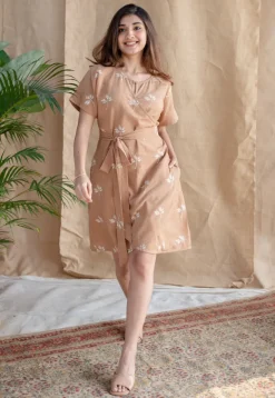 Issa Dabu Slub Cotton Dress