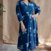 Iyana Dabu Slub Cotton Dress