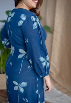 Iyana Dabu Slub Cotton Dress