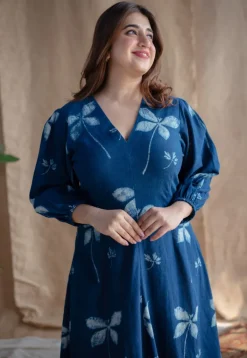 Iyana Dabu Slub Cotton Dress