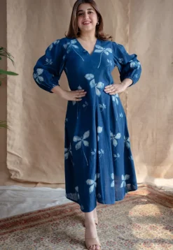 Iyana Dabu Slub Cotton Dress