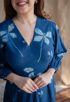 Iyana Dabu Slub Cotton Dress