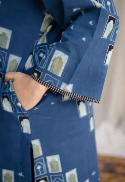 Jaipur Jharoka Ajrakh Cotton Kurta
