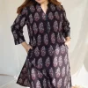 Kalindi Ajrakh Straight Cotton Kurta