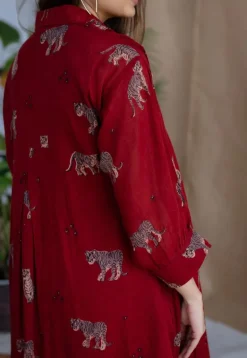 Kanha Bagh MulMul Cotton Dress
