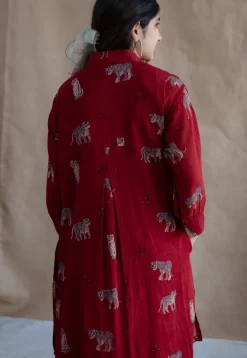 Kanha Bagh MulMul Cotton Dress
