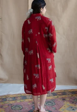 Kanha Bagh MulMul Cotton Dress