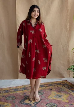 Kanha Bagh MulMul Cotton Dress
