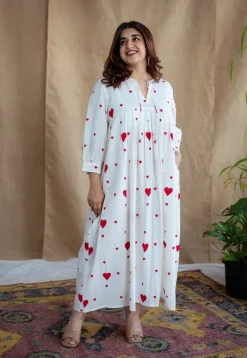 Kinja Block Printed Cotton Dress