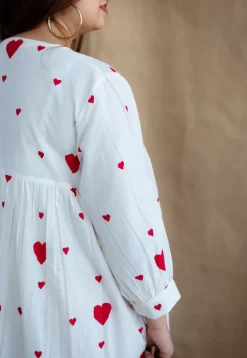 Kinja Block Printed Cotton Dress