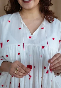Kinja Block Printed Cotton Dress