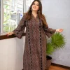 Kusha Floral Border Jaal Ajrakh Cotton Kurta