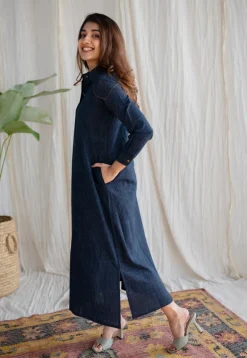 Lairah Ajrakh Cotton Dress