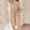 LazyDays Serene Lounge Slub Cotton Dress