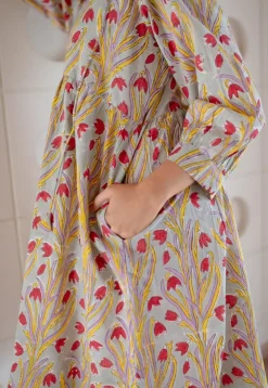 LazyDays Serene Lounge Slub Cotton Dress
