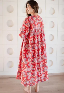 LazyDays Serene Lounge Slub Cotton Dress