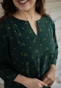 Malika Slub Cotton Kali Kurta