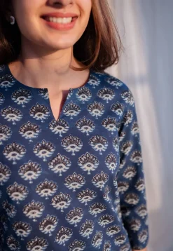 Midha Ajrakh Cotton Top