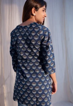 Midha Ajrakh Cotton Top