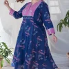 Minal Kali Slub Cotton Kurta