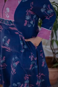 Minal Kali Slub Cotton Kurta