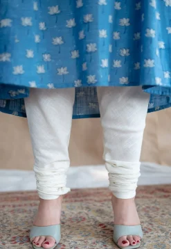 Miral Slub Cotton Churidar
