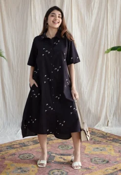 Moonlight Jaipur Ajrakh Cotton Dress