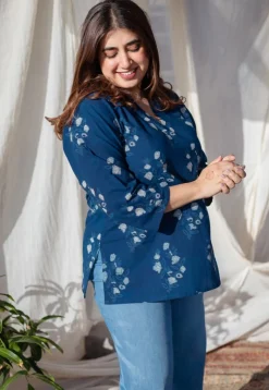 Namrata indigo Jahota Short Top