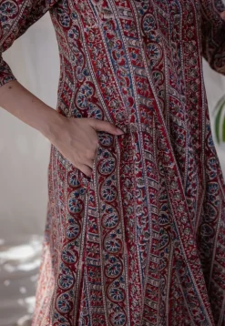 Natasha Kalamkari Kali Cotton Kurta