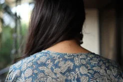 Natural Dyed Kalamkari Chudi Sleeve Kurta