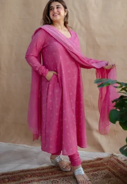 Nazera Slub Cotton Churidar