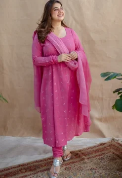 Nazera Slub Cotton Churidar