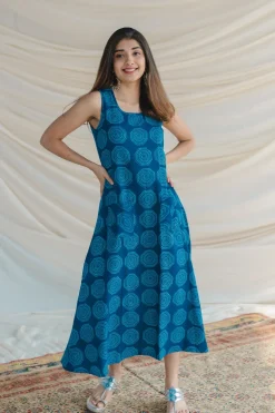 Neerja Blue A Line Dress