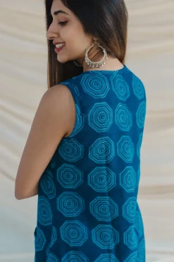 Neerja Blue A Line Dress