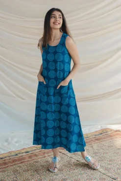 Neerja Blue A Line Dress