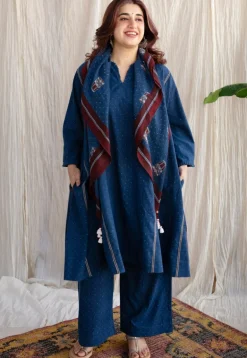 Nila Bombay Ajrakh Cotton Co-ord Set (Set of 2)