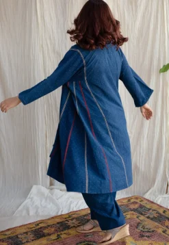 Nila Bombay Ajrakh Cotton Co-ord Set (Set of 2)