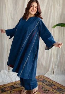 Nila Bombay Ajrakh Cotton Co-ord Set (Set of 2)