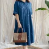 Nila Jaipur Ajrakh Cotton Dress