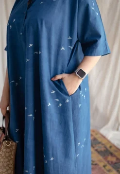 Nila Jaipur Ajrakh Cotton Dress