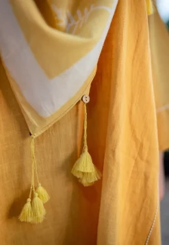 Nyra Slub Cotton Embroidered Jhabba Kali Kurta