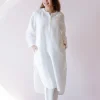 Poonam White Solid Handloom Cotton Anti-Fit Kurta