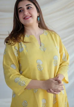 Prabha Kali Slub Cotton Kurta