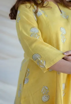 Prabha Kali Slub Cotton Kurta