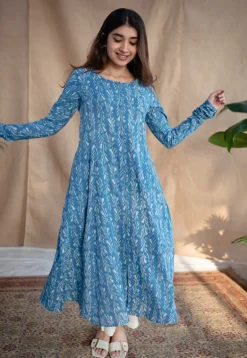Presha Dabu Slub Cotton Kali Kurta