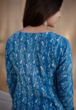 Presha Dabu Slub Cotton Kali Kurta