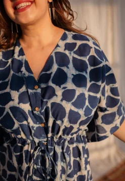 Priam Dabu Slub Cotton Dress
